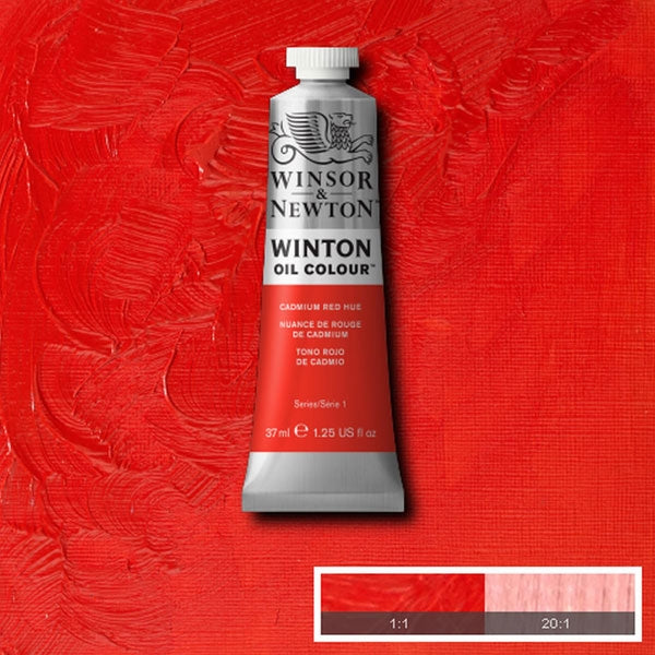 Winsor et Newton - Couleur d'huile Winton - 37 ml - Cadmium Red (5)