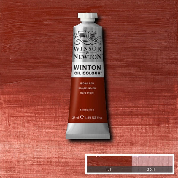 Winsor und Newton - Winton Ölfarbe - 37 ml - Indianrot (23)