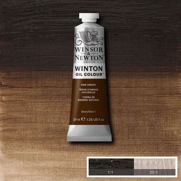 Winsor et Newton - Couleur d'huile Winton - 37 ml - Umber brut (35)
