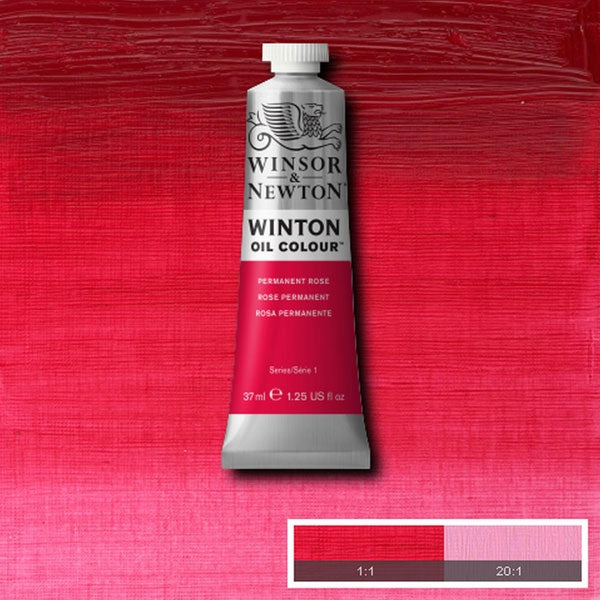 Winsor en Newton - Winton Oil Color - 37 ml - Permanente Rose (49)
