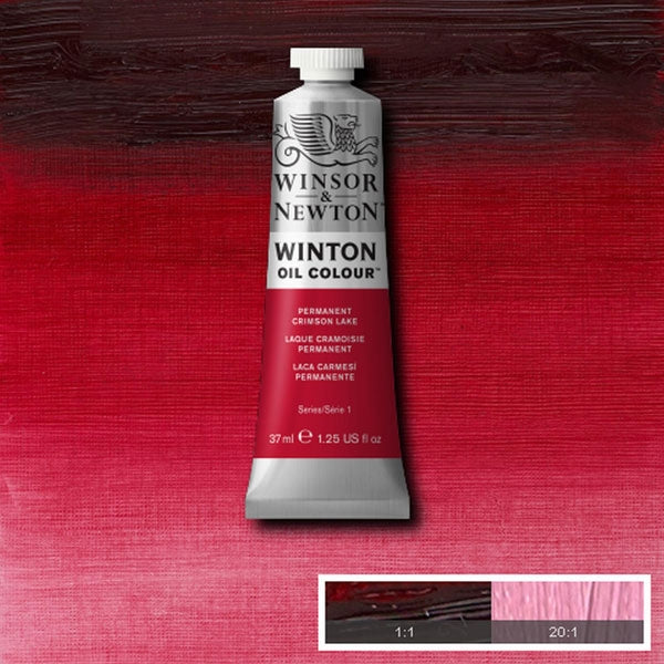 Winsor and Newton - Winton Oil Colour - 37ml - Permanent Crimson Lake (17)