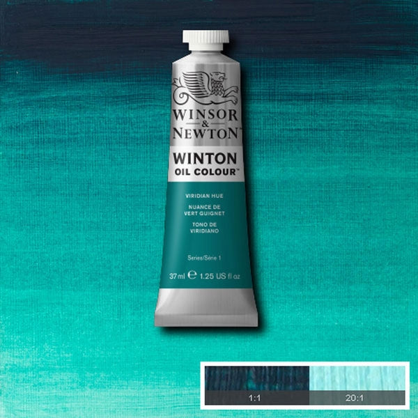 Winsor et Newton - Couleur d'huile Winton - 37 ml - Viridian (43)