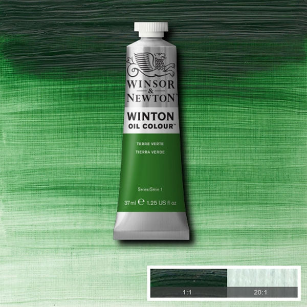 Winsor et Newton - Couleur d'huile Winton - 37 ml - Terre Verte (39)