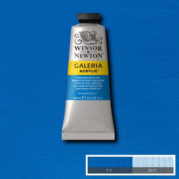 Winsor e Newton - Colore acrilico Galeria - 60 ml - Blue ceruleo