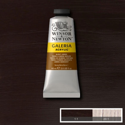Winsor et Newton - Couleur acrylique de Galeria - 60 ml - Umber brûlé
