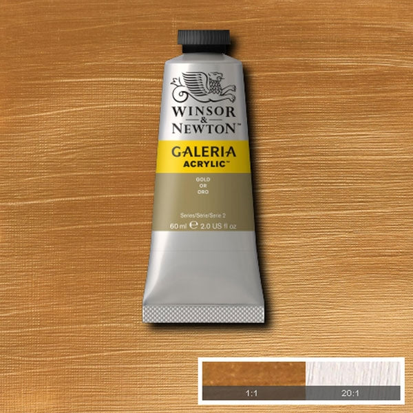 Winsor et Newton - Couleur acrylique de Galeria - 60 ml - Gold Metallic
