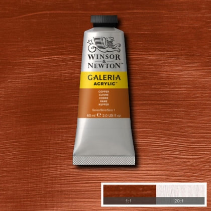 Winsor et Newton - Couleur acrylique de Galeria - 60 ml - cuivre