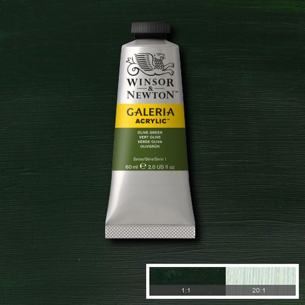 Winsor et Newton - Couleur acrylique de Galeria - 60 ml - vert olive