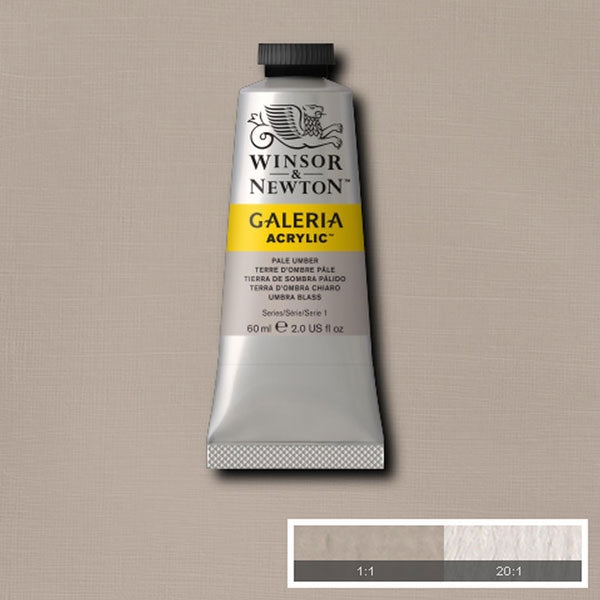 Winsor et Newton - Couleur acrylique de Galeria - 60 ml - Umber pâle