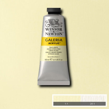 Winsor et Newton - Couleur acrylique de Galeria - 60 ml - citron pâle