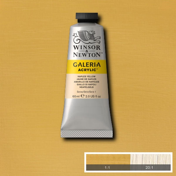 Winsor und Newton - Galeria Acrylfarbe - 60 ml - Neapel Gelb