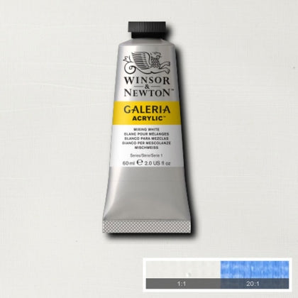 Winsor et Newton - Galeria Acrylique Couleur - 60 ml - Mélanger le blanc