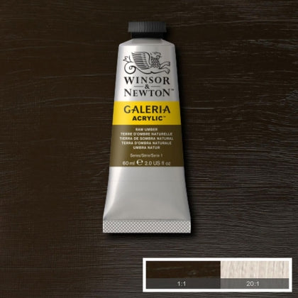 Winsor et Newton - Couleur acrylique de Galeria - 60 ml - Umber brut