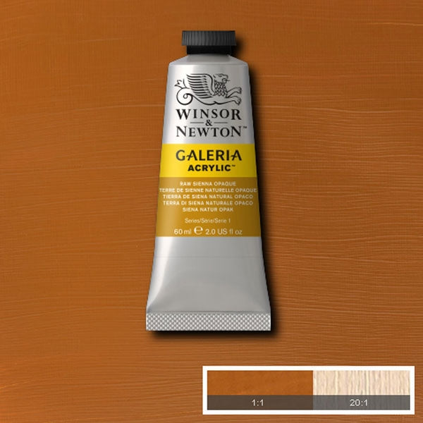 Winsor et Newton - Couleur acrylique de Galeria - 60 ml - Sienna brut opaque