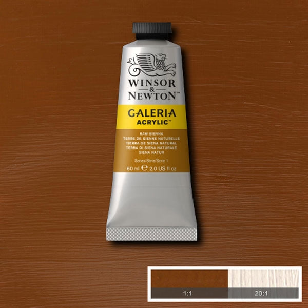 Winsor et Newton - Couleur acrylique de Galeria - 60 ml - Sienna brute