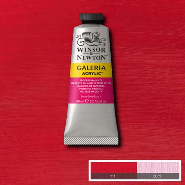 Winsor und Newton - Galeria Acrylfarbe - 60 ml - Prozess Magenta