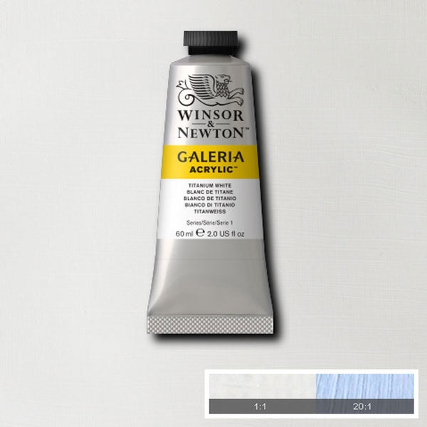 Winsor et Newton - Couleur acrylique de Galeria - 60 ml - Titanium White