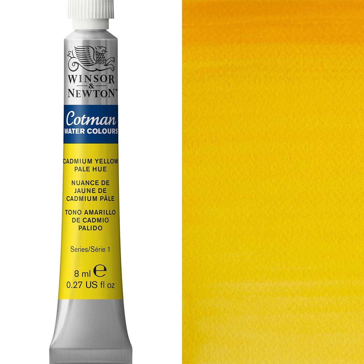 Winsor and Newton - Cotman Watercolour - 8ml - Cadmium Yellow Pale