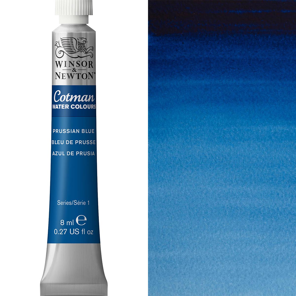 Winsor and Newton - Cotman Watercolour - 8ml - Prussian Blue
