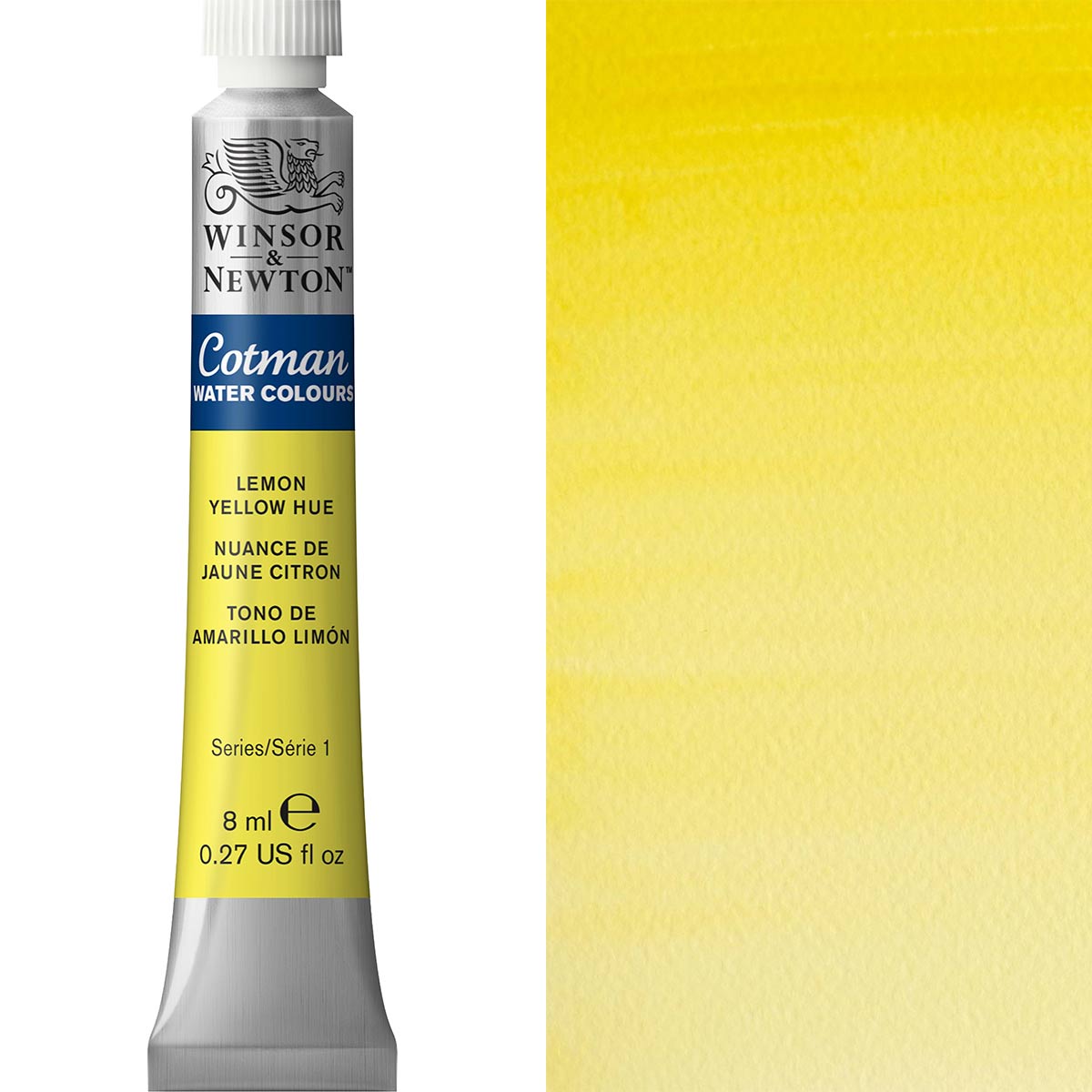 Winsor and Newton - Cotman Watercolour - 8ml - Lemon Yellow