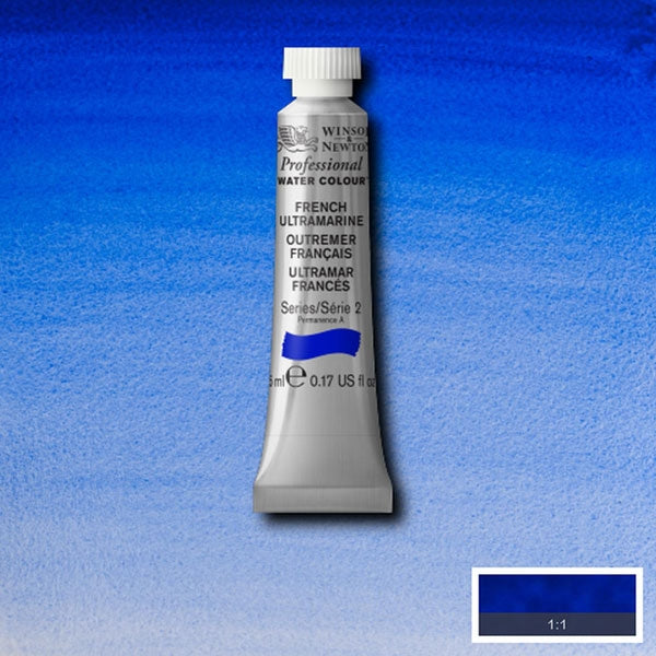 Winsor and Newton - Professional Artists' Watercolour - 5ml - French Ultramarine
