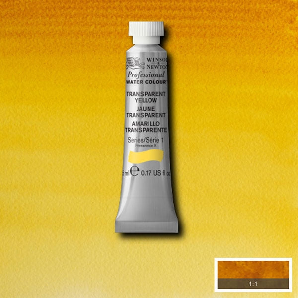 Winsor and Newton - Professional Artists' Watercolour - 5ml - Transparent Yellow
