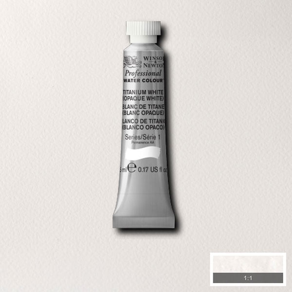 Winsor et Newton - Aquarelle des artistes professionnels - 5 ml - Titanium White