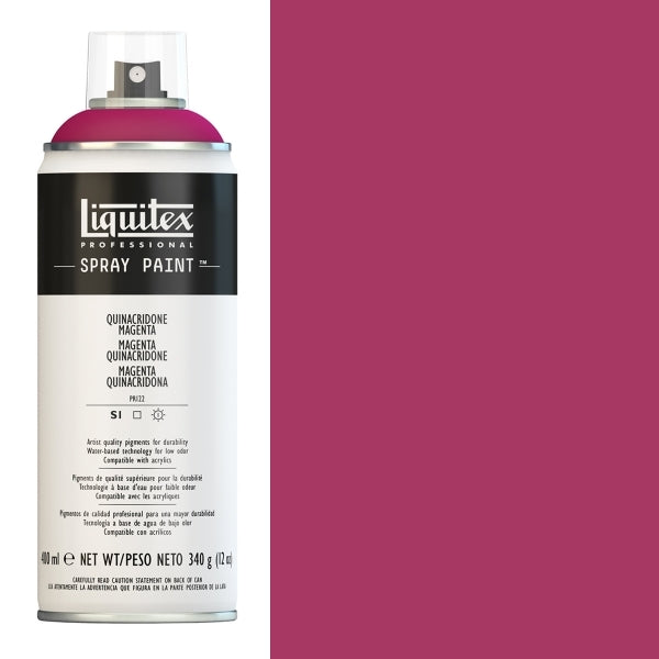 Liquitex - peintures pulvérisées - 400 ml de quinacridone magenta