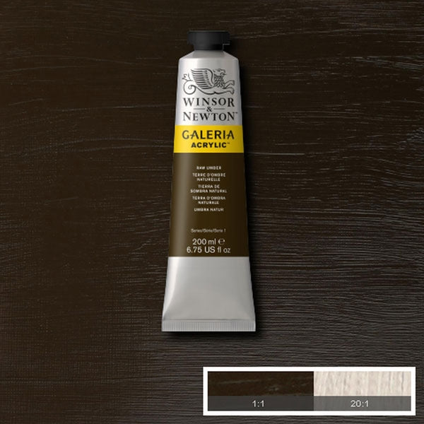 Winsor et Newton - Galeria Acrylic Couleur - 200 ml - Umber brut