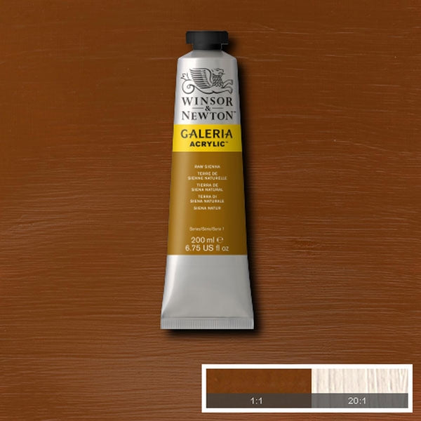 Winsor et Newton - Couleur acrylique de Galeria - 200 ml - Sienna brute