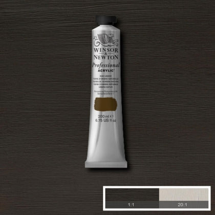 Winsor et Newton - Couleur acrylique des artistes professionnels - 200 ml - Umber brut