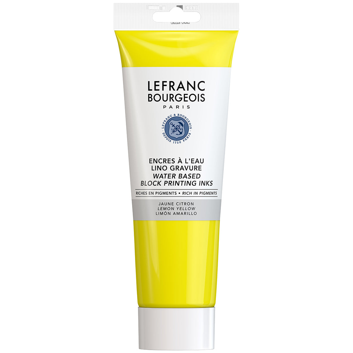 Lefranc Bourgeois - Encres d'impression de bloc Lino - 250 ml - Jaune de citron