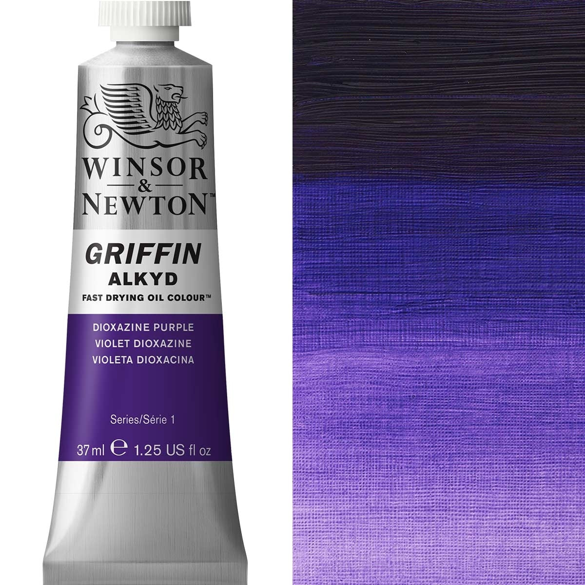 Winsor et Newton - Griffin Alkyd Oil Couleur - 37 ml - Dioxazine Purple