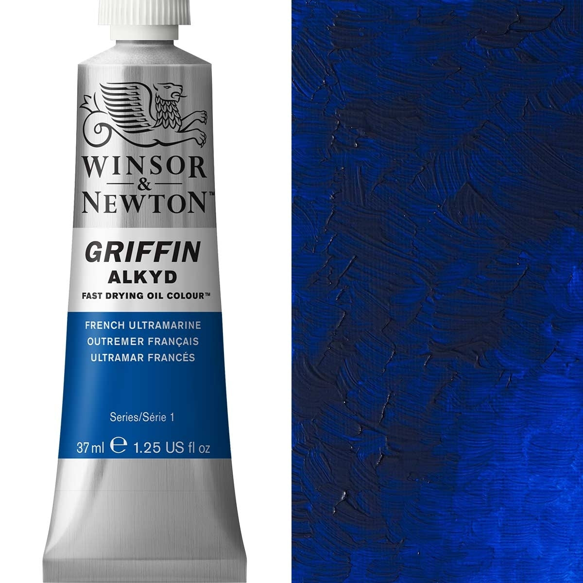 Winsor und Newton - Griffin Alkyd Ölfarbe - 37 ml - Französisch Ultramarine