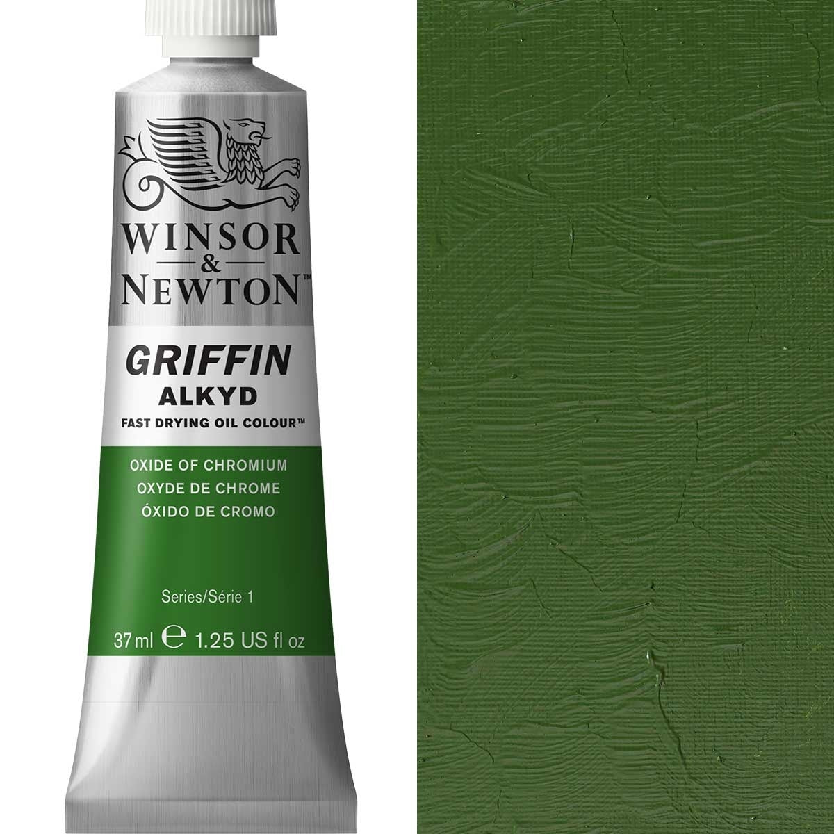 Winsor e Newton - Griffin Alkyd Oil Color - 37ml - Ossido di cromo