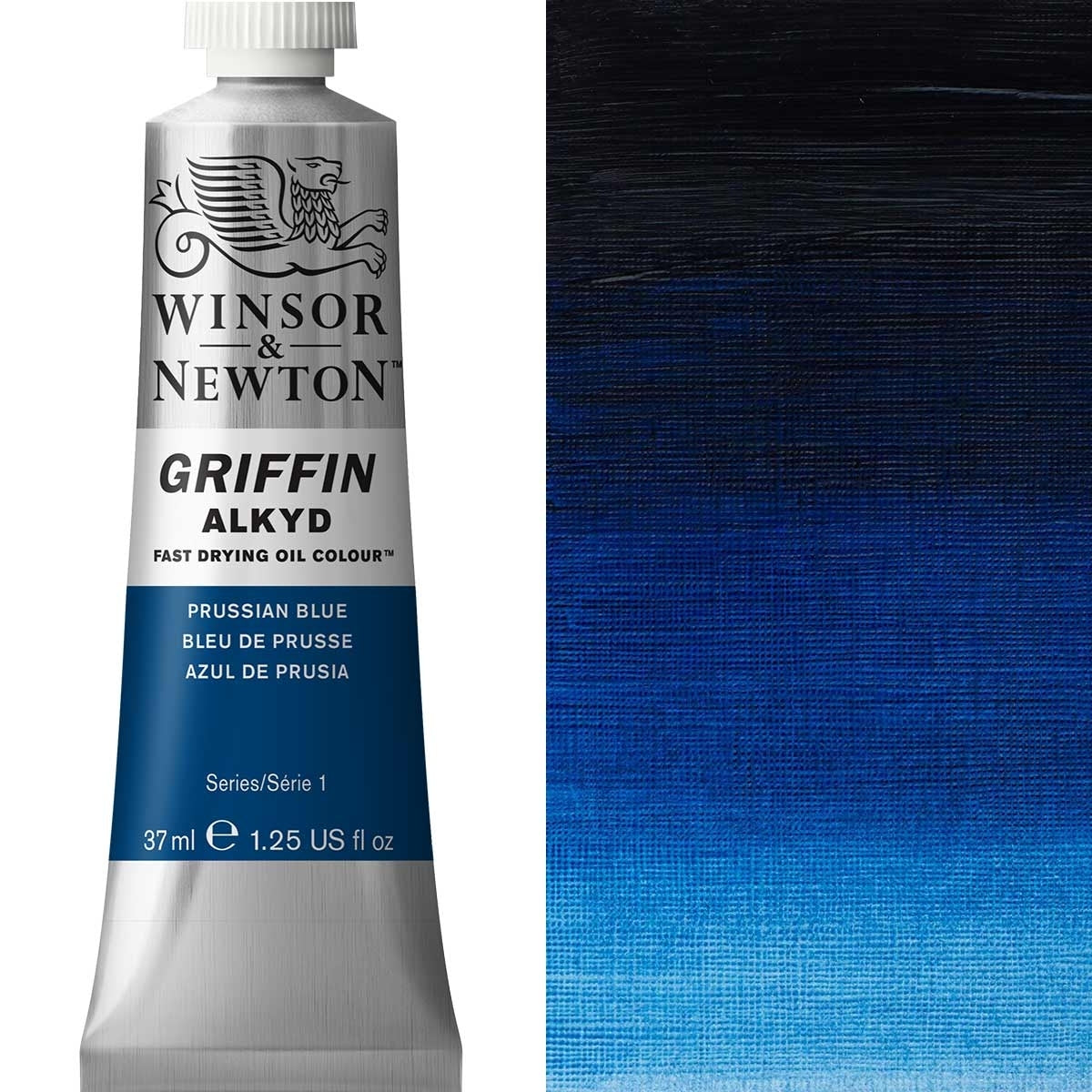 Winsor en Newton - Griffin Alkyd Oil Color - 37 ml - Pruisisch blauw