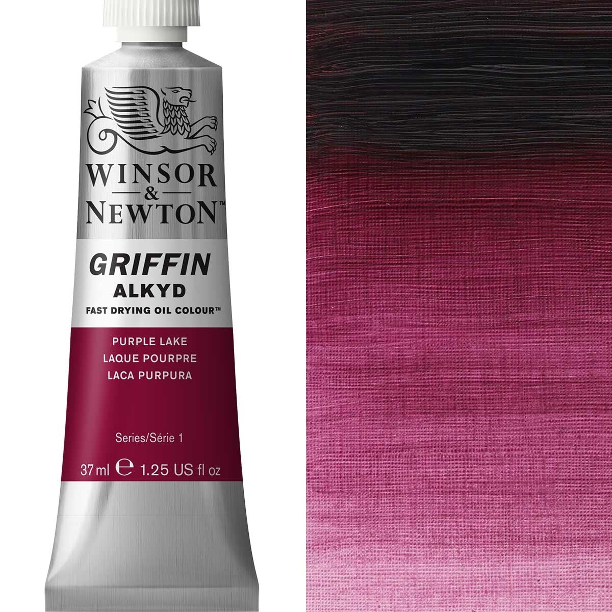 Winsor und Newton - Griffin Alkyd Ölfarbe - 37 ml - Purple Lake
