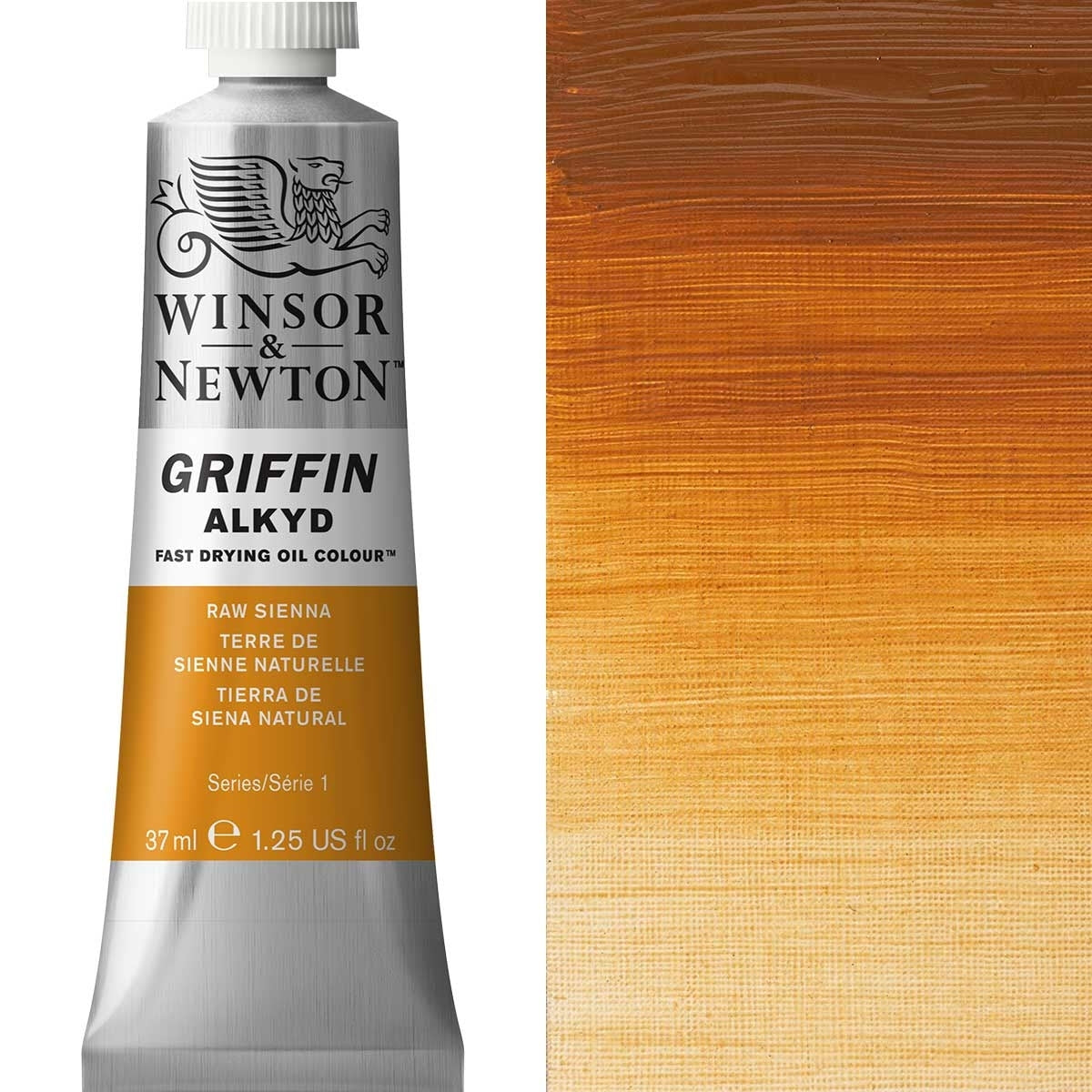 Winsor und Newton - Griffin Alkyd Ölfarbe - 37 ml - Raw Sienna