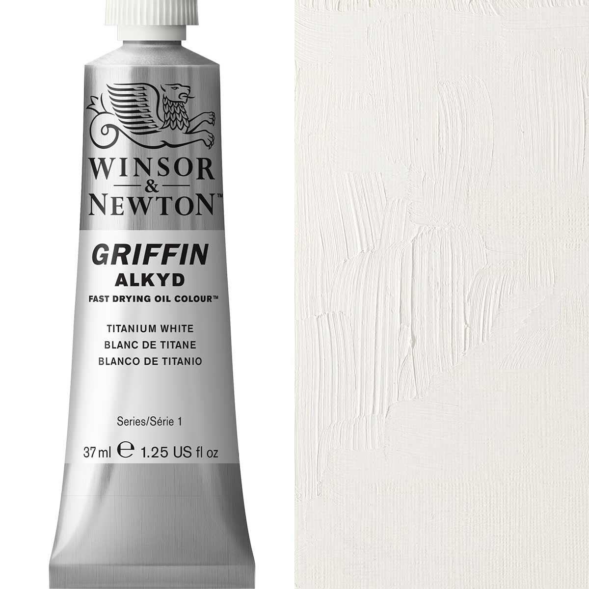 Winsor en Newton - Griffin Alkyd Oil Color - 37 ml - Titanium White