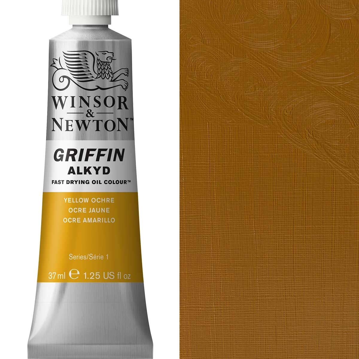 Winsor und Newton - Griffin Alkyd Ölfarbe - 37 ml - Gelb Ocker