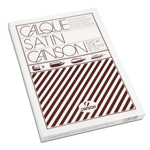Canson - Satin -Verfolgungspapierblatt - A2 90-95GSM - 500 Blätter