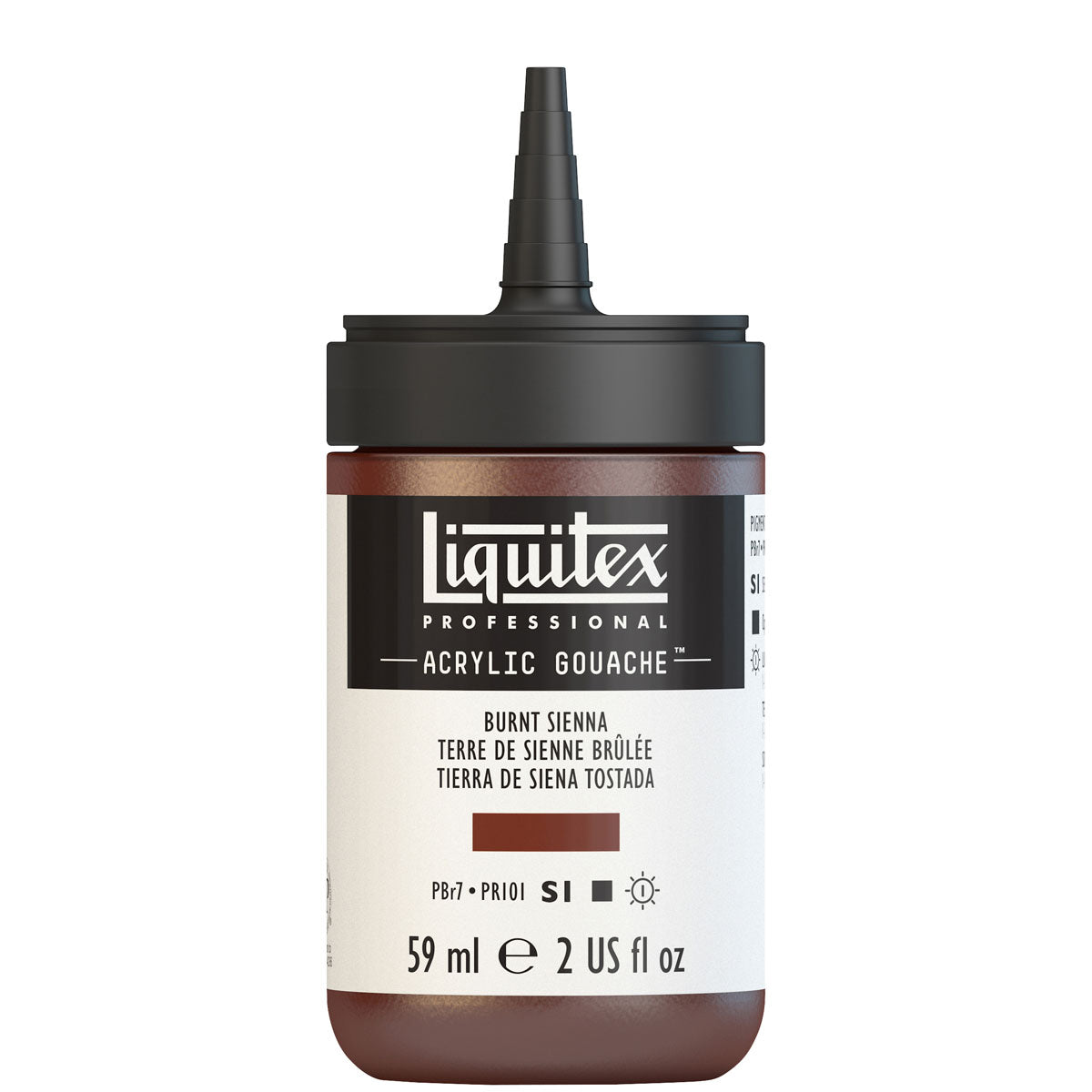 Liquitex - Acrylic Gouache 59ml S1 - Burnt Sienna
