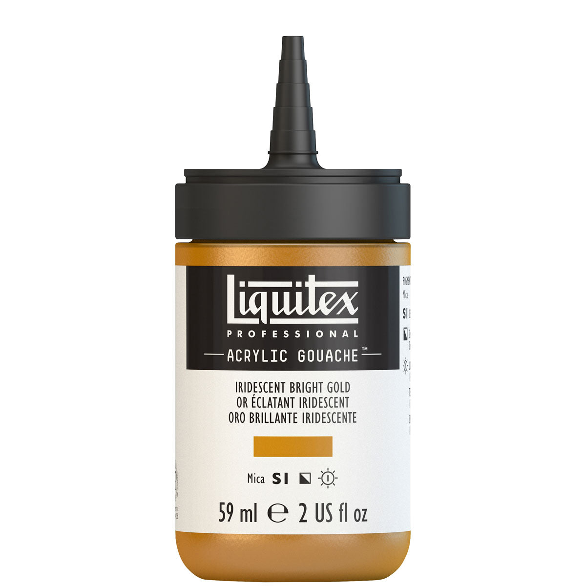 Liquitex - Acryl -gouache 59 ml S1 - iriserend helder goud