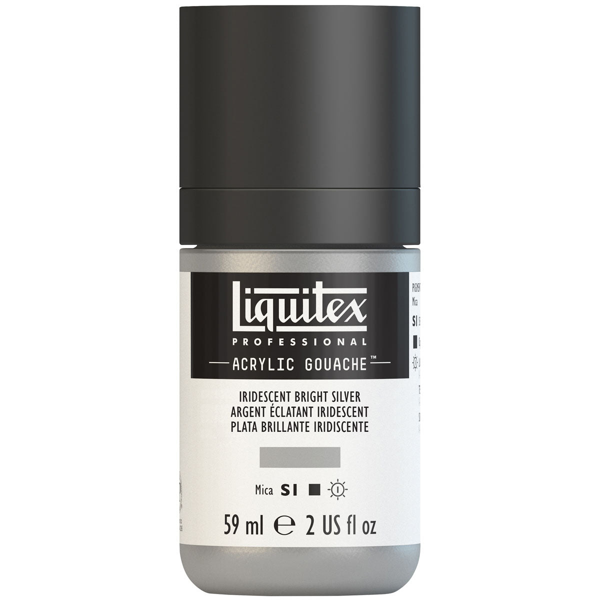 Liquitex - Acryl -gouache 59 ml S1 - iriserend helder zilver