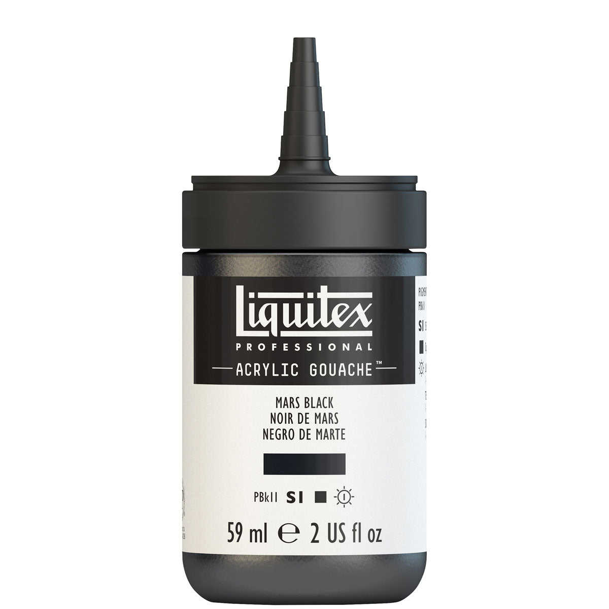 Liquitex - Acrylic Gouache 59ml S1 - Mars Black