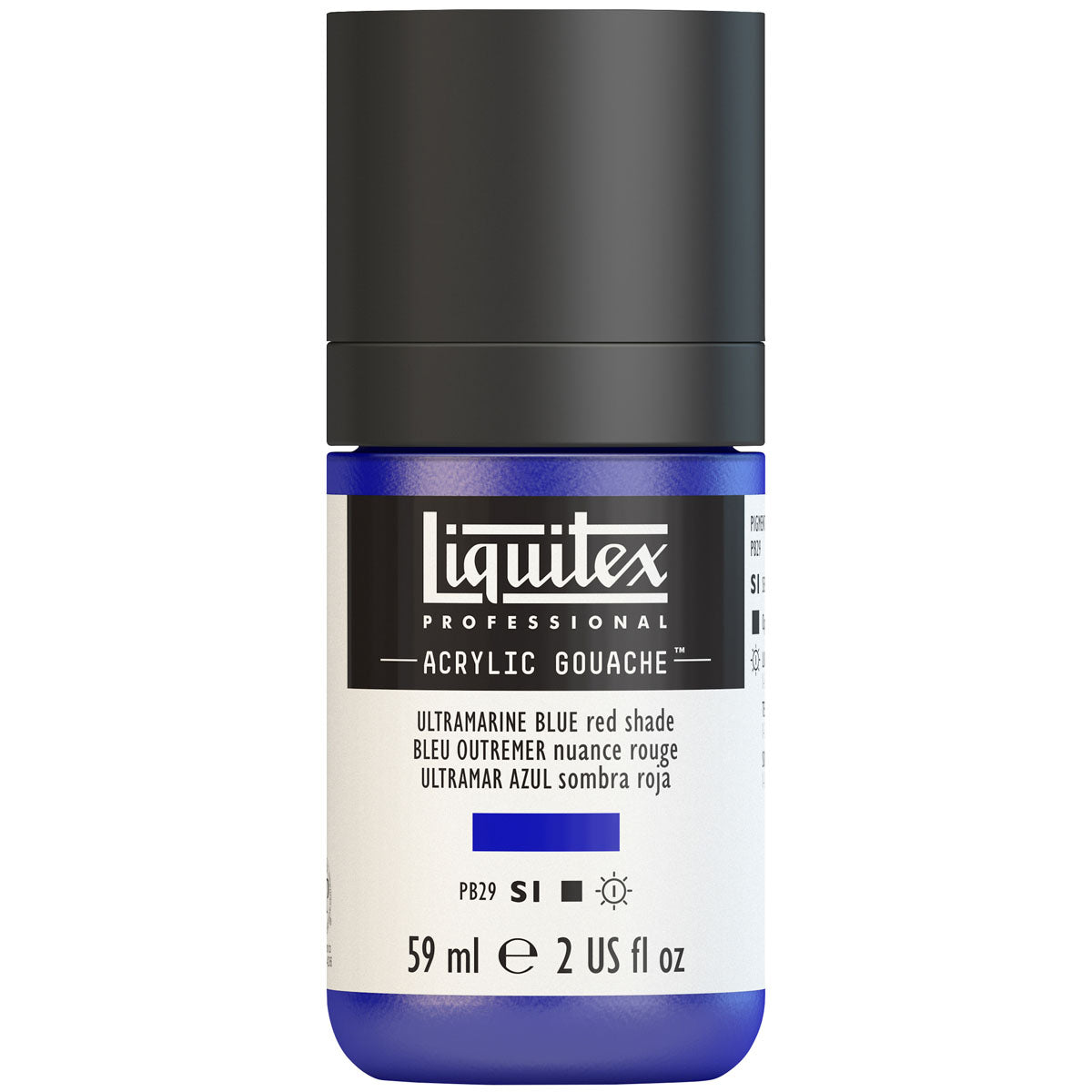 Liquitex - Acrylic Gouache 59ml S1 - Ultramarine Blue Red Shade