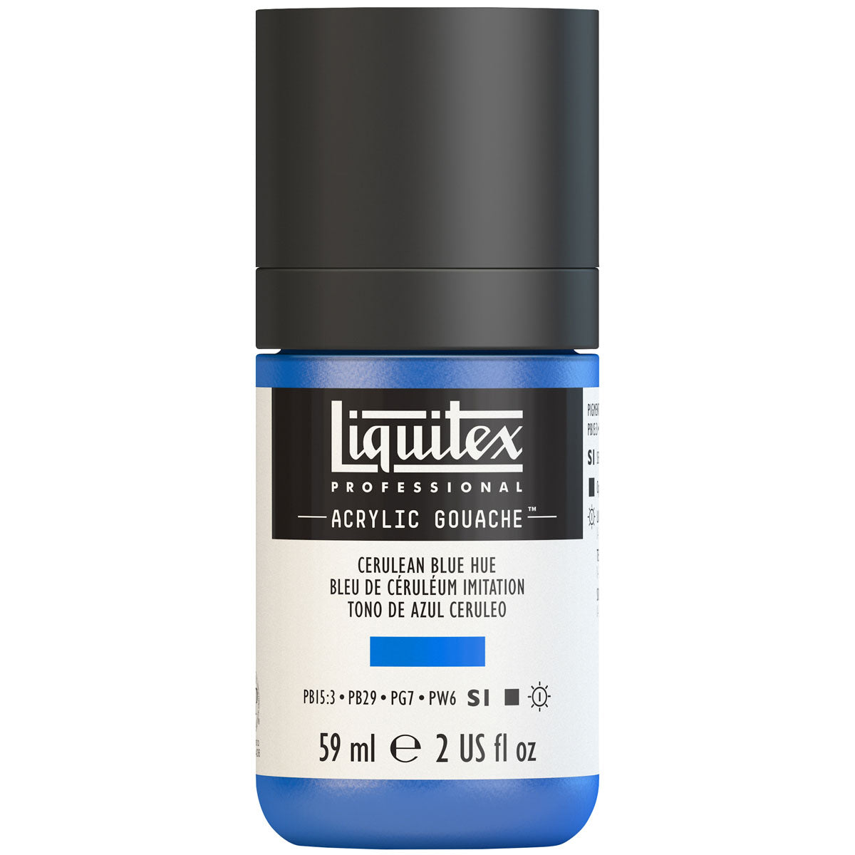 Liquitex-Gouache Acrylique 59ml S1-Bleu Céruléen Teinte