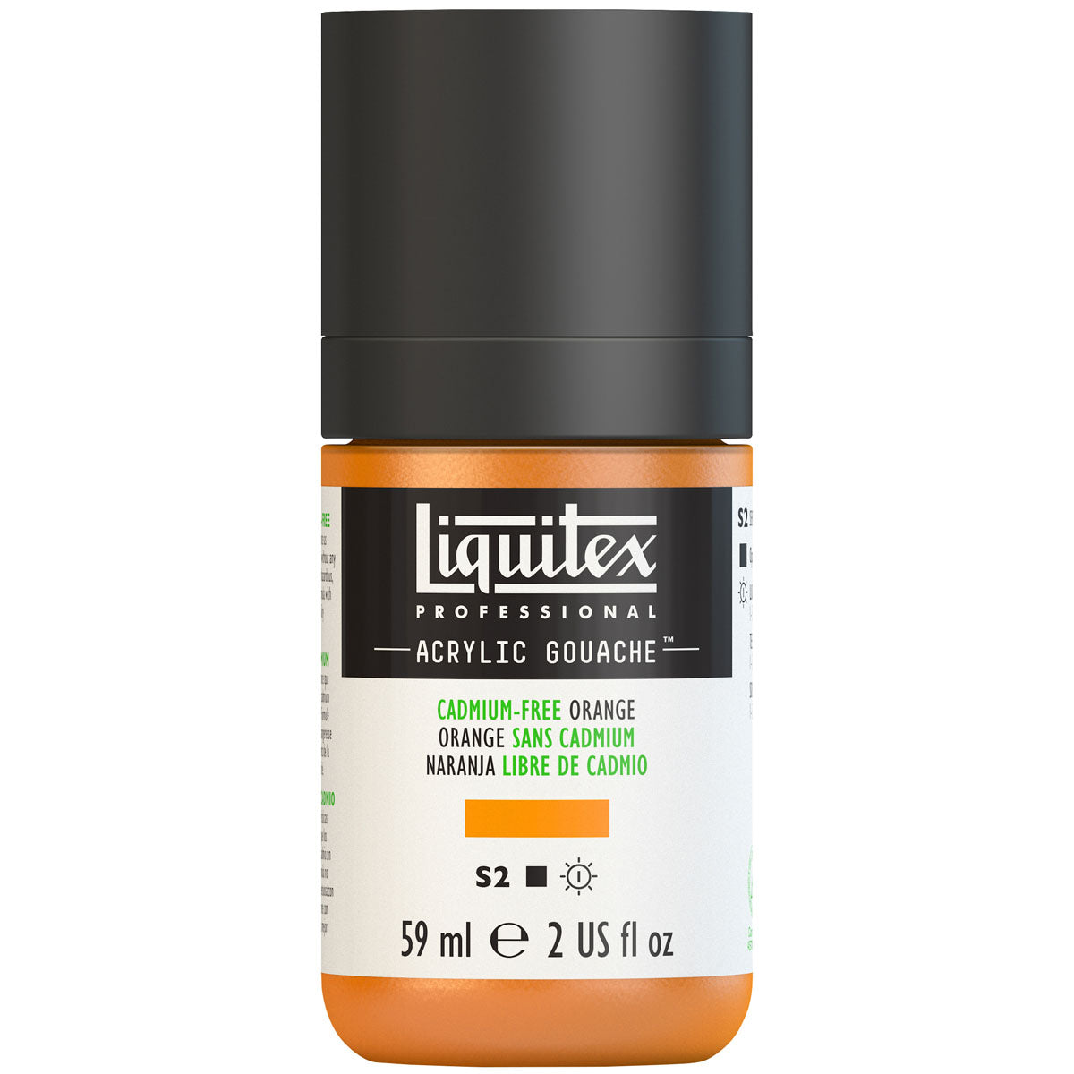 Liquitex - Acryl -gouache 59 ml S2 - Cadmium gratis oranje