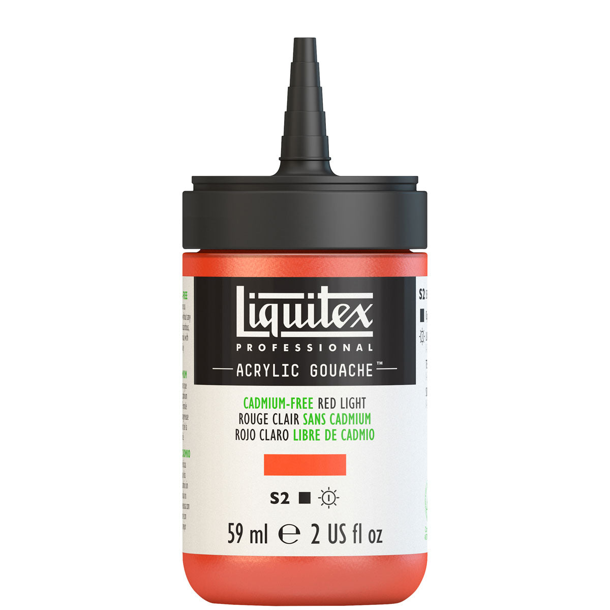 Liquitex - Acryl -gouache 59 ml S2 - Cadimum -vrij rood licht