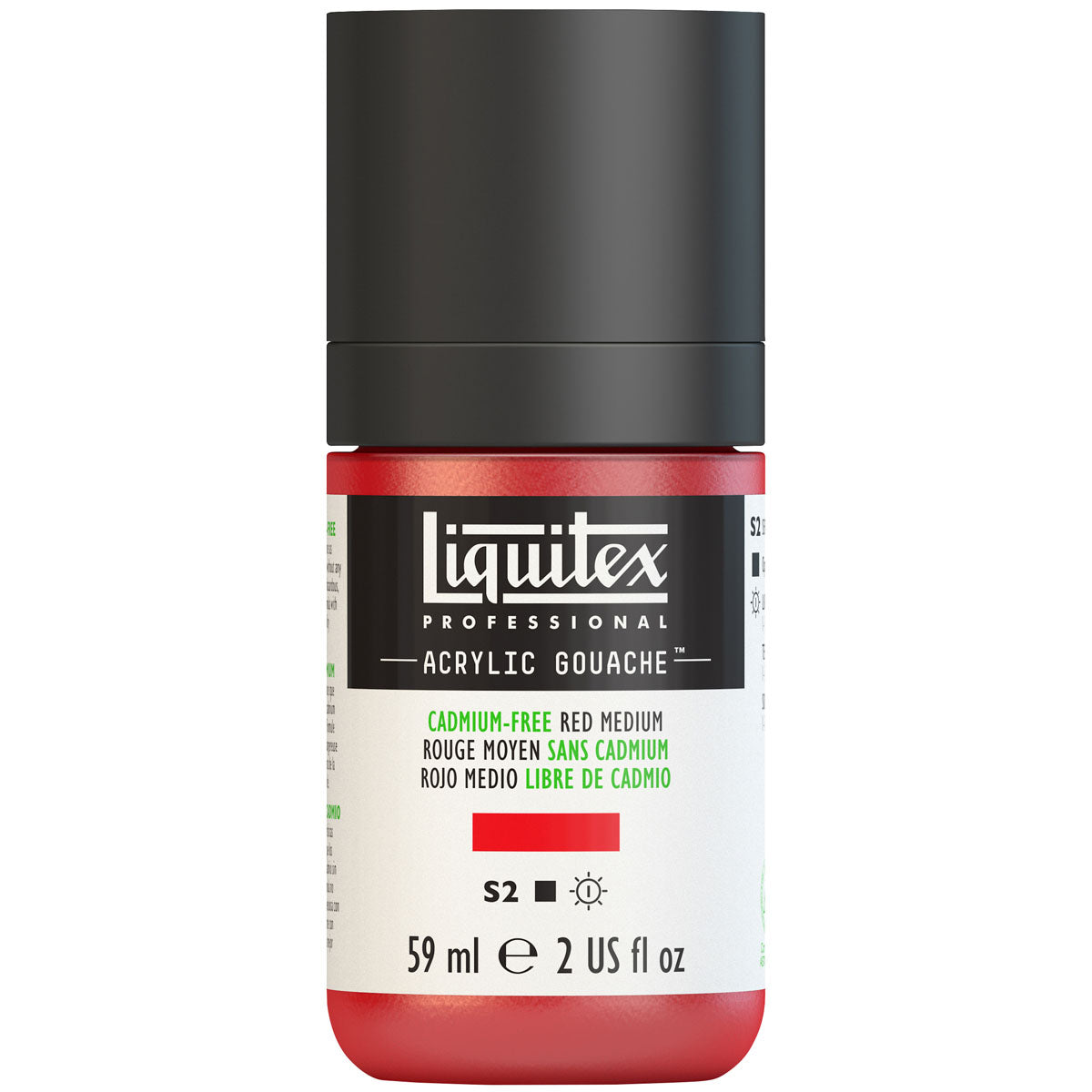 Liquitex - Acryl -gouache 59 ml S2 - Cadimum -vrij rood medium